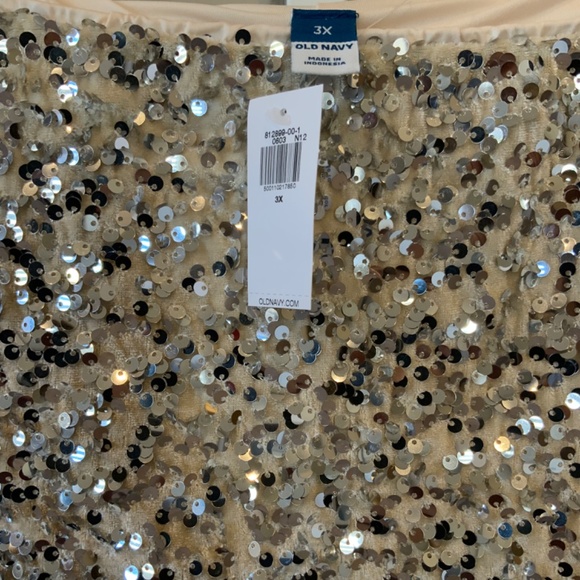 NWT Old Navy Luxe Sequin Maxi Skirt from Holiday Collection - Picture 5 of 13